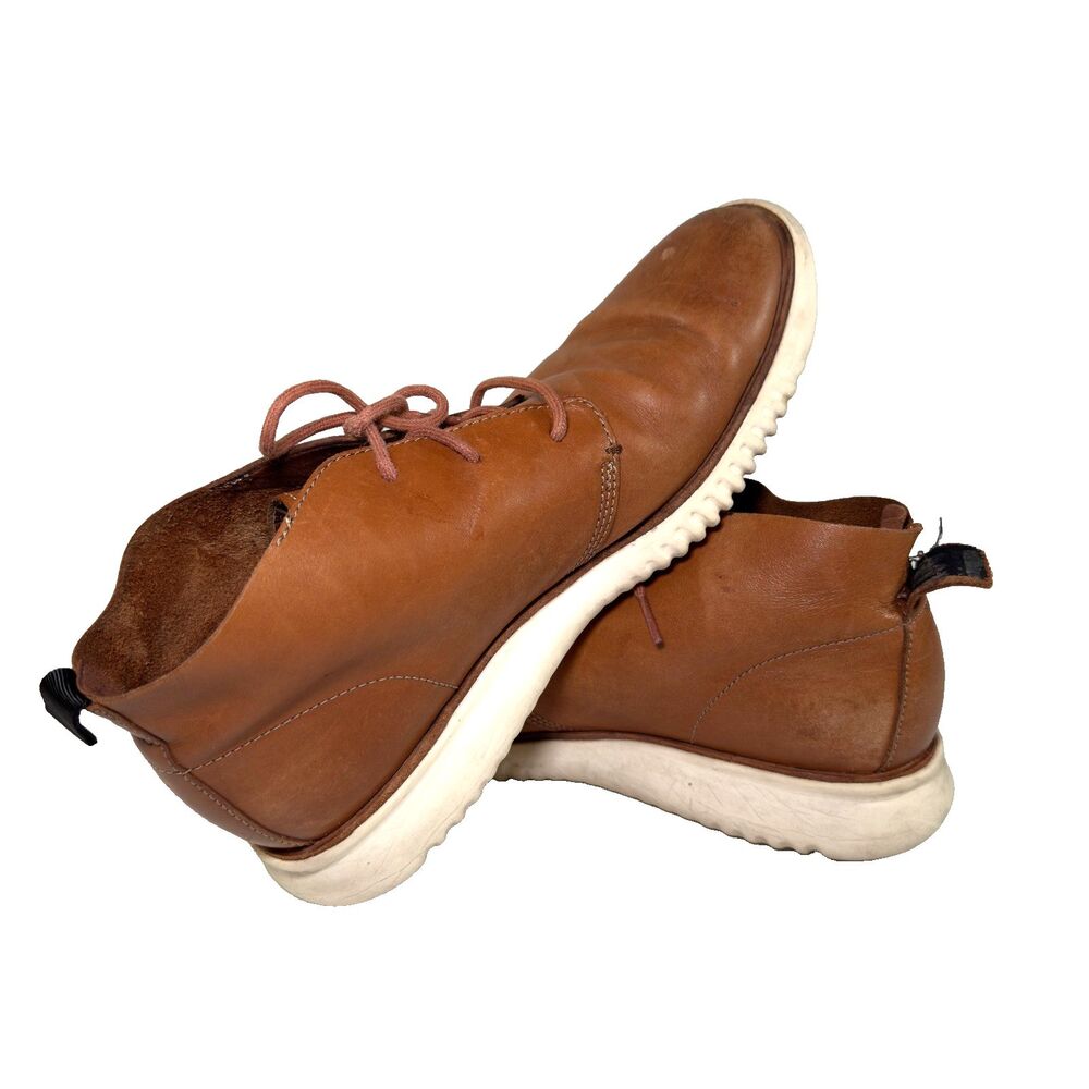 Cole Haan Zero Grand Chukka Boot Men’s 9.5 British Tan Leather Shoes Casual Shoe
